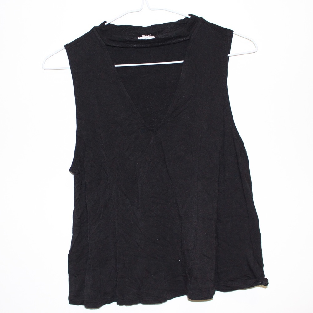 Black tank top